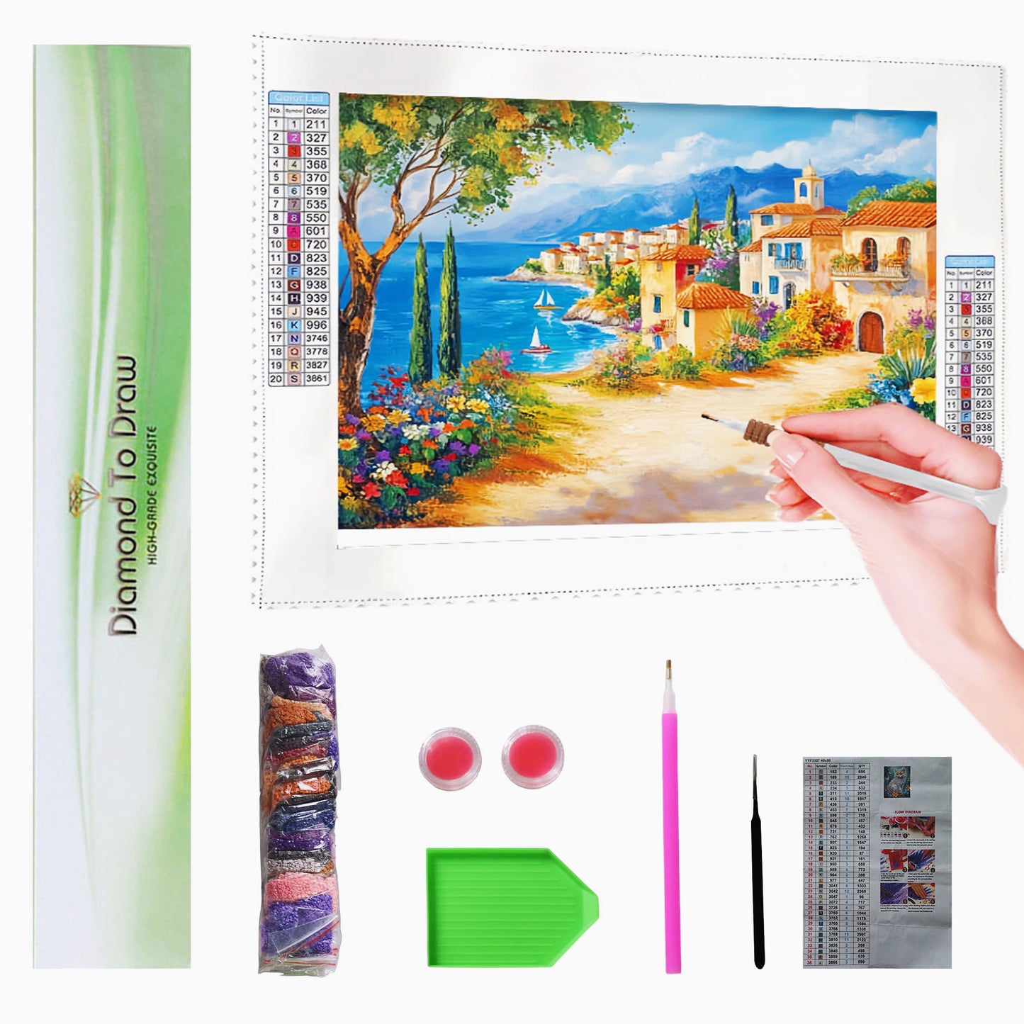 5D Diamond Painting - Bücherregale