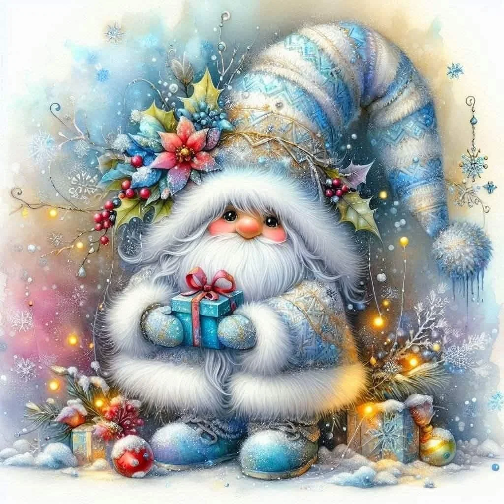 5D Diamond Painting - Weihnachtswichtel