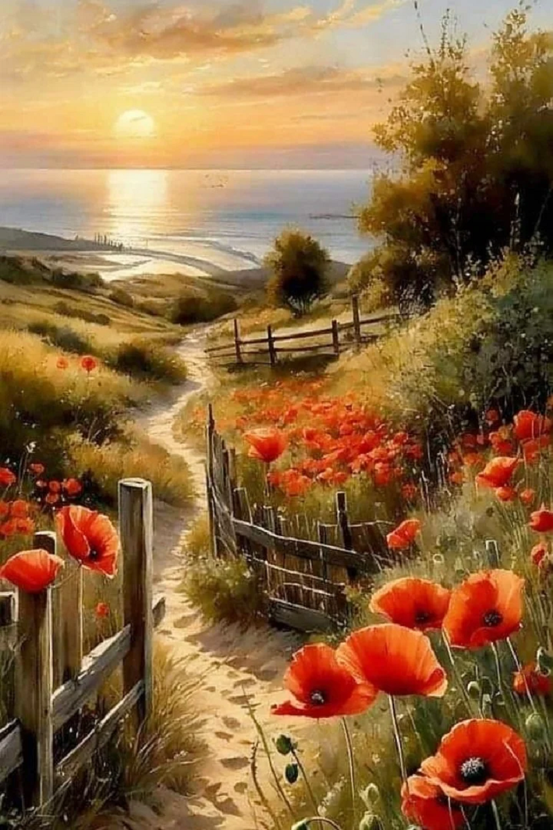 5D Diamond Painting - Schöne Landschaften