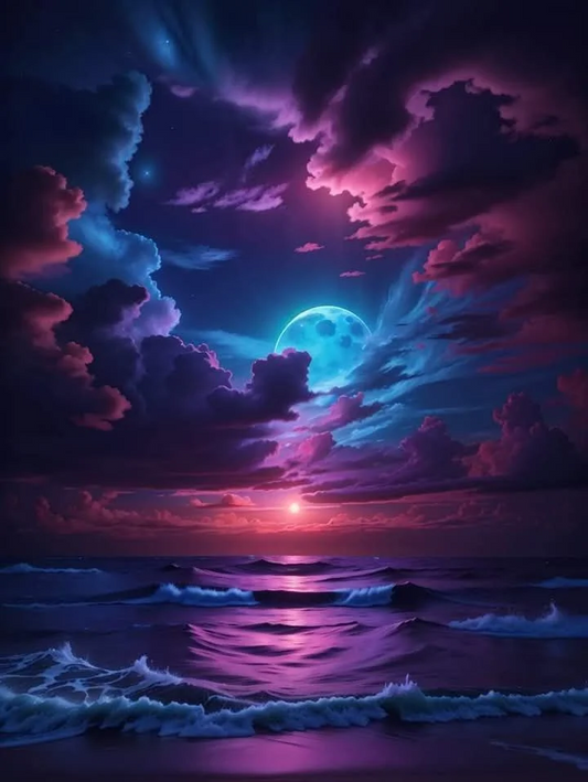 5D Diamond Painting  - Fantasievolle Landschaft