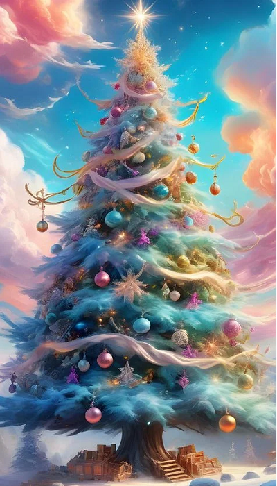 5D Diamond Painting - Weihnachtsbaum