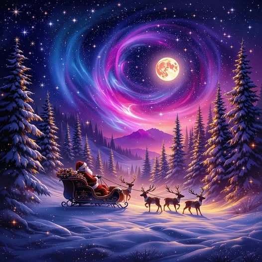 5D Diamond Painting - Aurora Wald