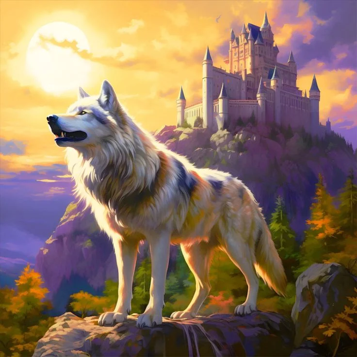 5D Diamond Painting - Wölfe