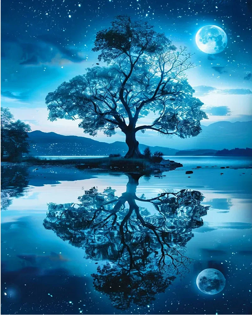 5D Diamond Painting - Baum des Lebens