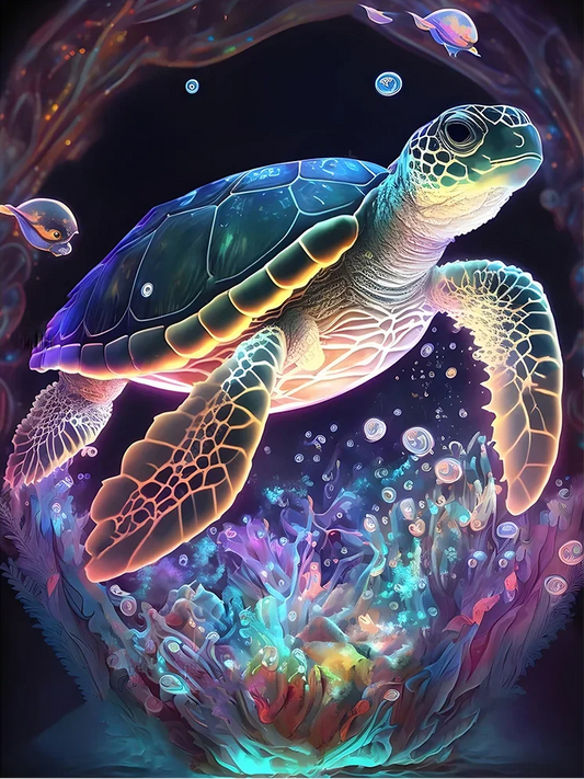 5D Diamond Painting - Schildkröten