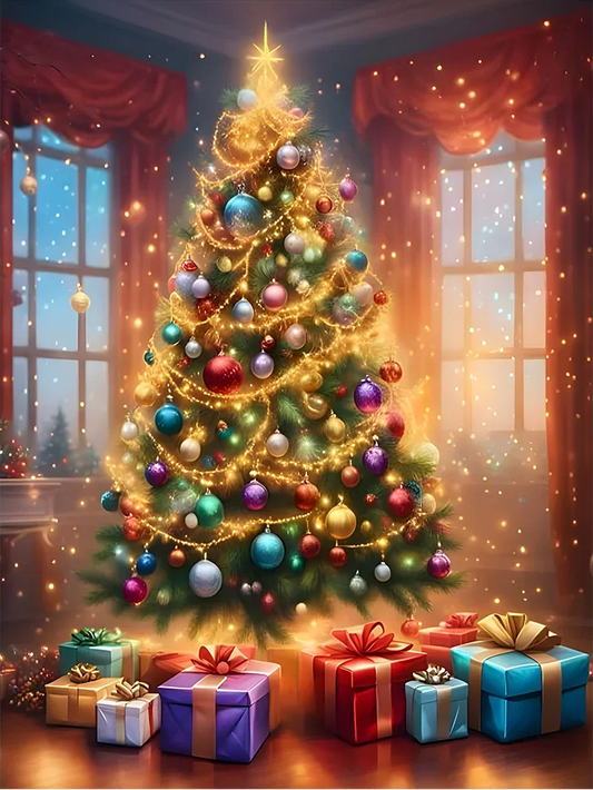 5D Diamond Painting - Weihnachtsbaum