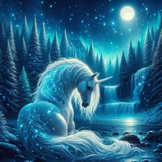 5D Diamond Painting - Einhorn
