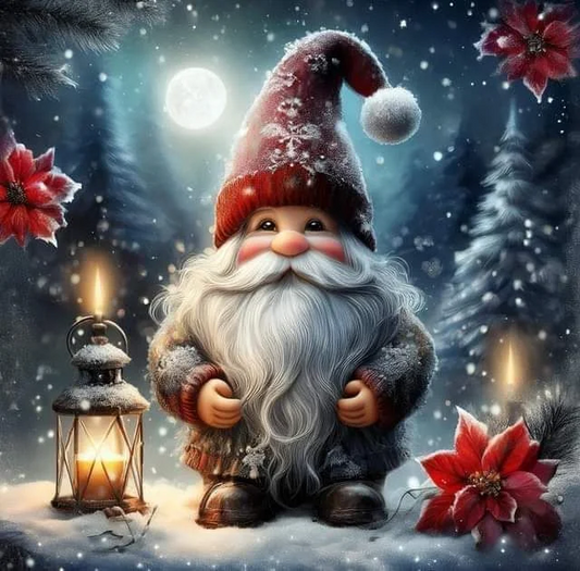 5D Diamond Painting - Weihnachtswichtel