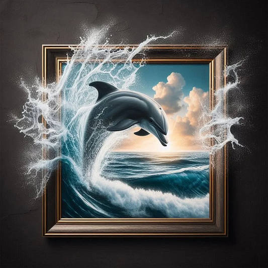 5D Diamond Painting - 3D Delphin