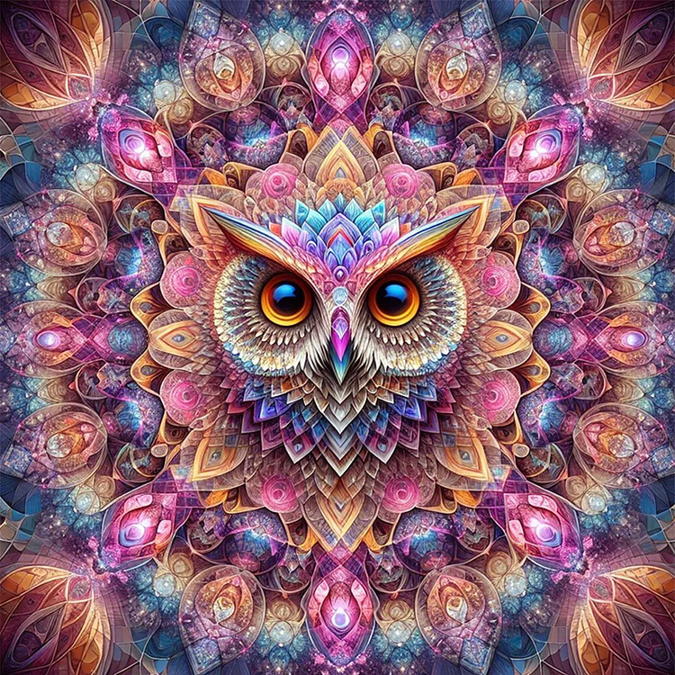 5D Diamond Painting - Eulen