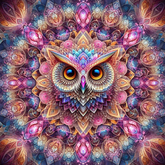 5D Diamond Painting - Eulen