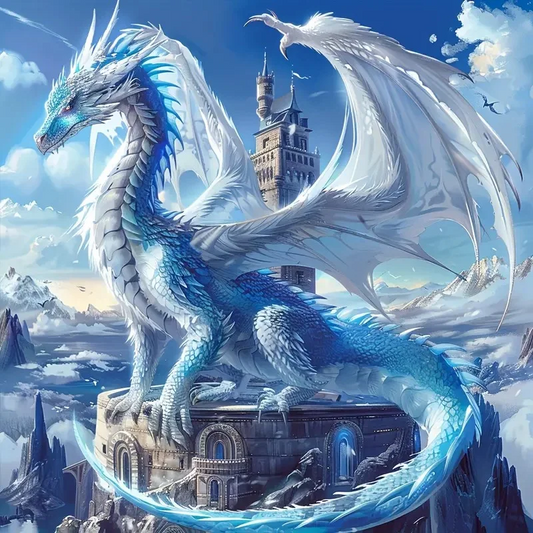 5D Diamond Painting - Drache