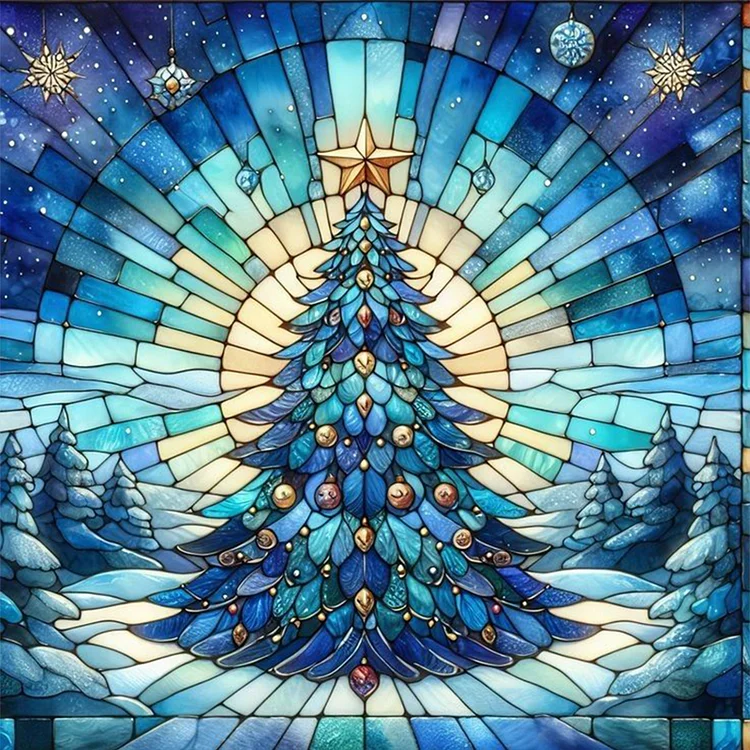 5D Diamond Painting - Weihnachtsbaum