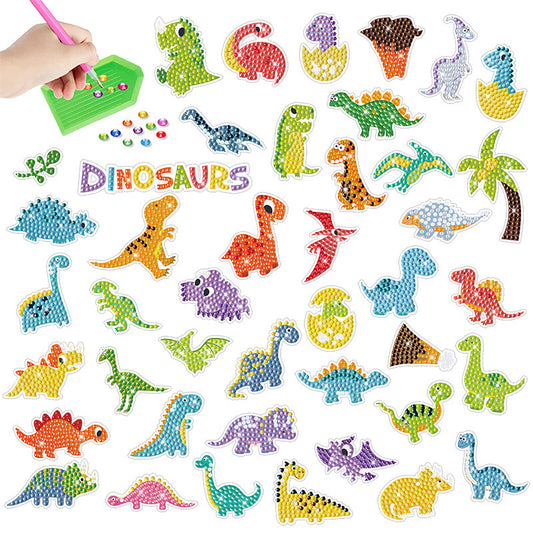5D DIY Diamond Painting Aufkleber|Niedlicher Dinosaurier