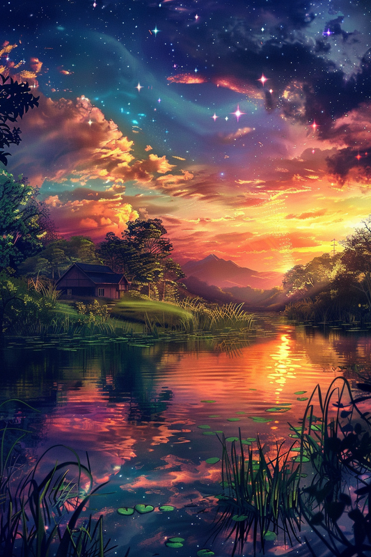 5D Diamond Painting - Schöne Landschaften