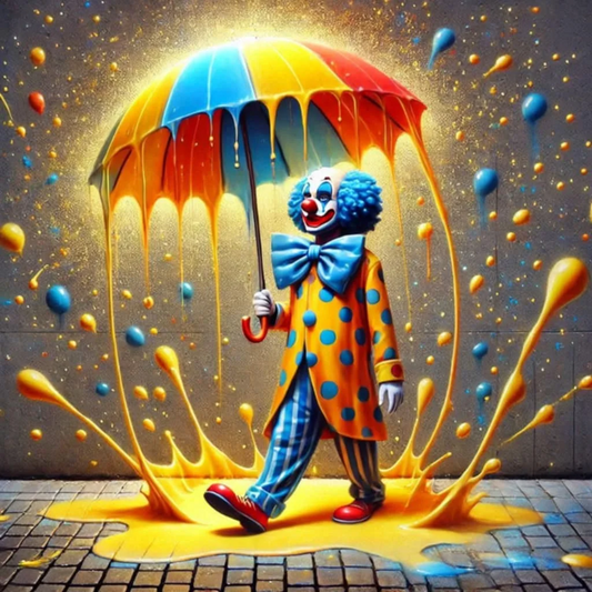 5D Diamond Painting - Bunte Clowns
