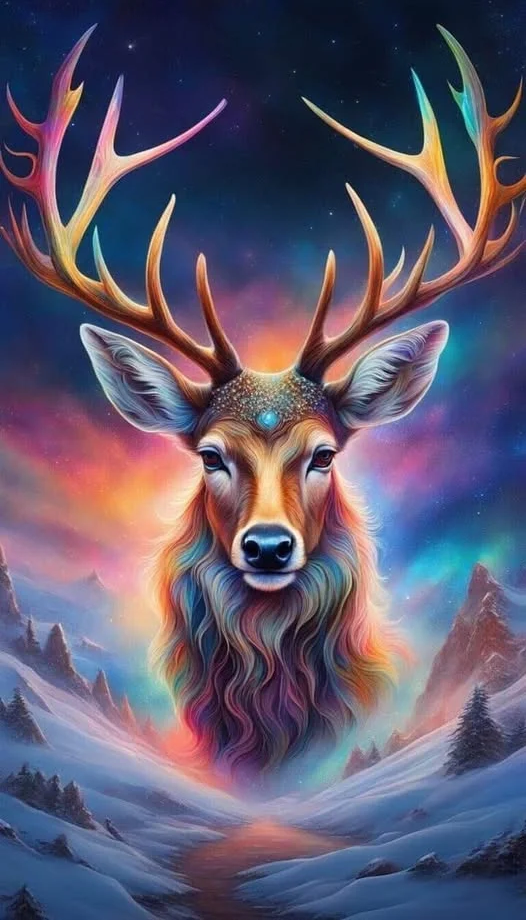 5D Diamond Painting - Hirsch