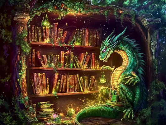 5D Diamond Painting - Drache