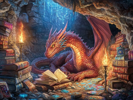 5D Diamond Painting - Drache