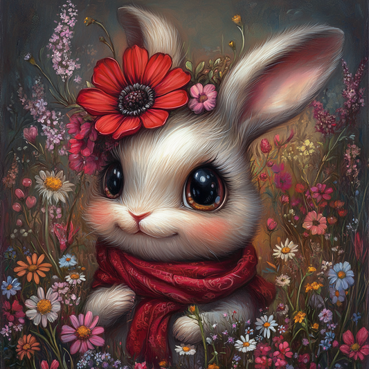 5D Diamond Painting - Niedliches Häschen