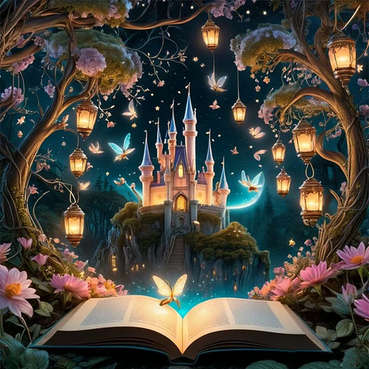 5D Diamond Painting - Fantasy Buch