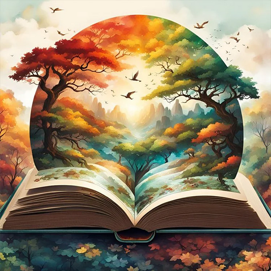 5D Diamond Painting - Fantasy Buch