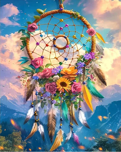 5D Diamond Painting - Traumnetz