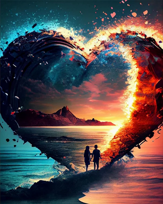 5D Diamond Painting - Fantasy Heart