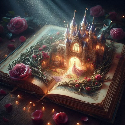 5D Diamond Painting - Fantasy Buch