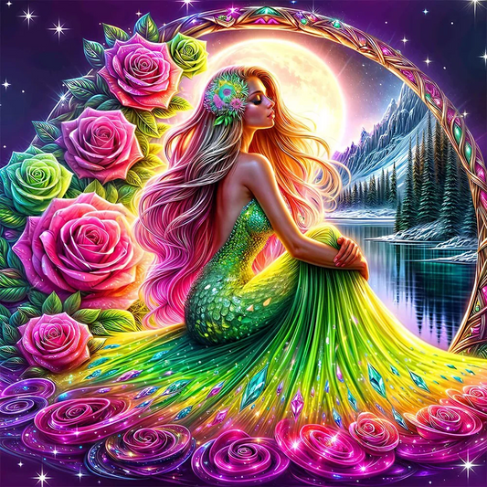 5D Diamond Painting - Gott der Blumen