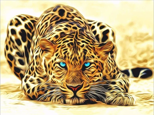 5D Diamond Painting - Leopard