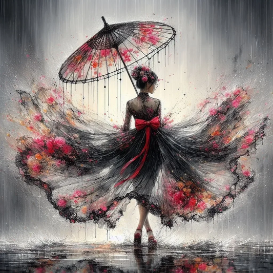 5D Diamond Painting - Tanzende Frauen