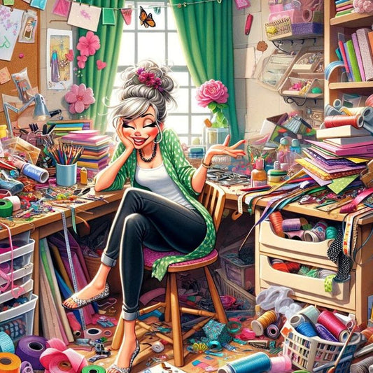 5D Diamond Painting - Handwerksfrauen