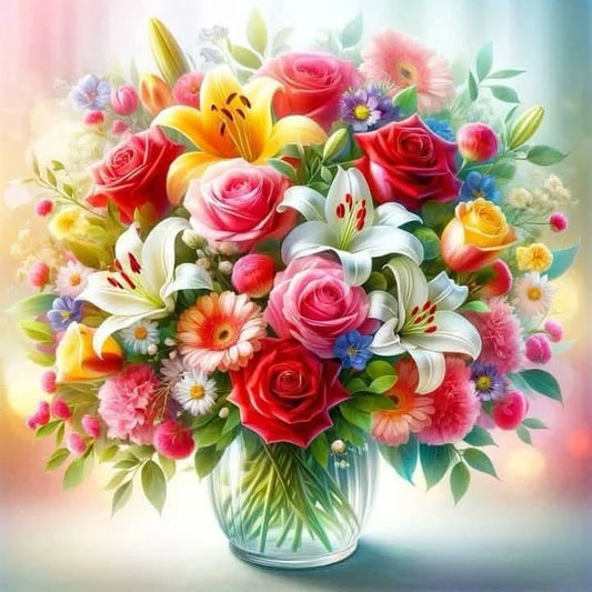 5D Diamond Painting - Blumen