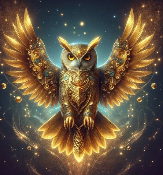 5D Diamond Painting - Eulen