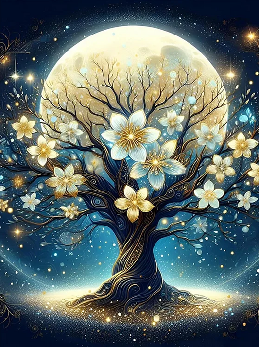 5D Diamond Painting - Fantasiebaum