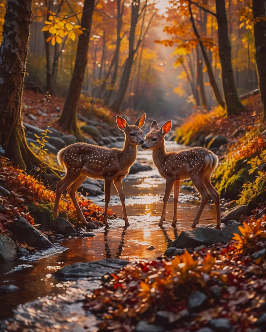 5D Diamond Painting - Hirsch