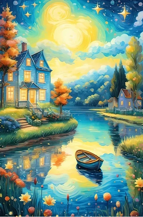 5D Diamond Painting - Schöne Landschaften