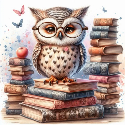 5D Diamond Painting - Eulen