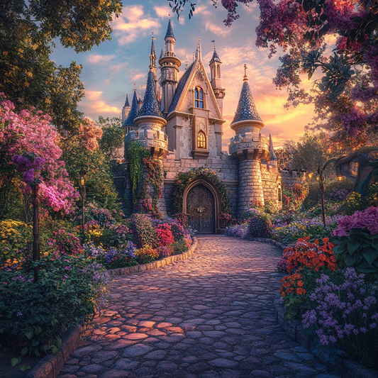 5D Diamond Painting - Schönes Haus