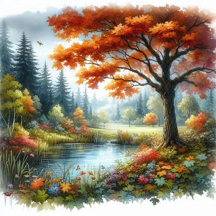 5D Diamond Painting - Schöne Landschaften