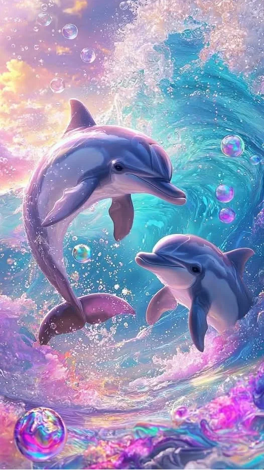 5D Diamond Painting - Fantasie Delfin