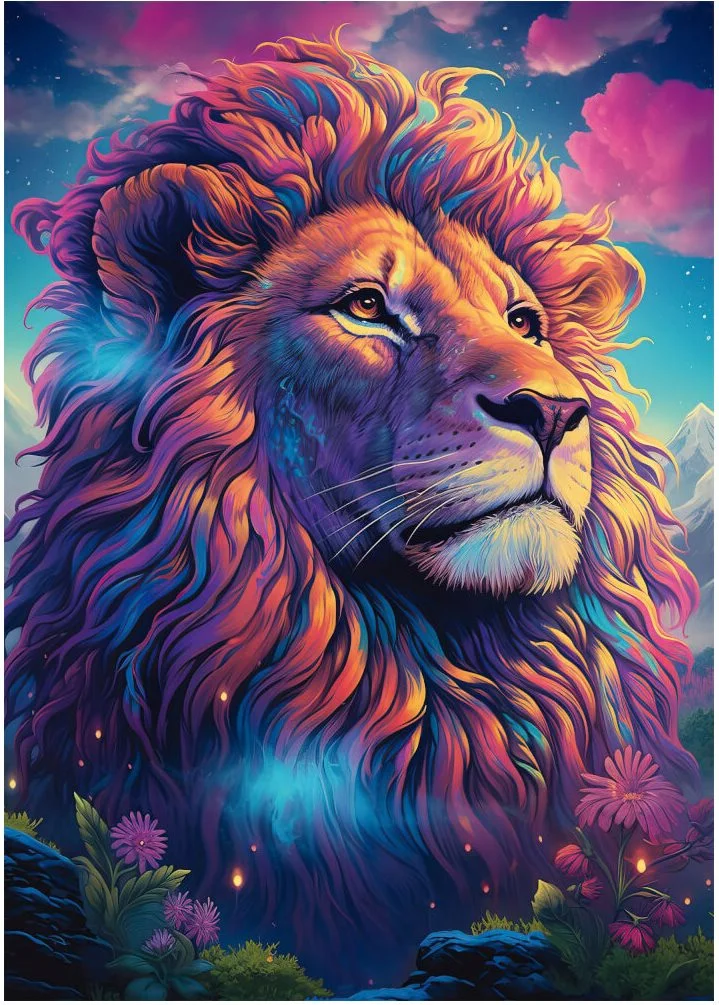 5D Diamond Painting - Löwe