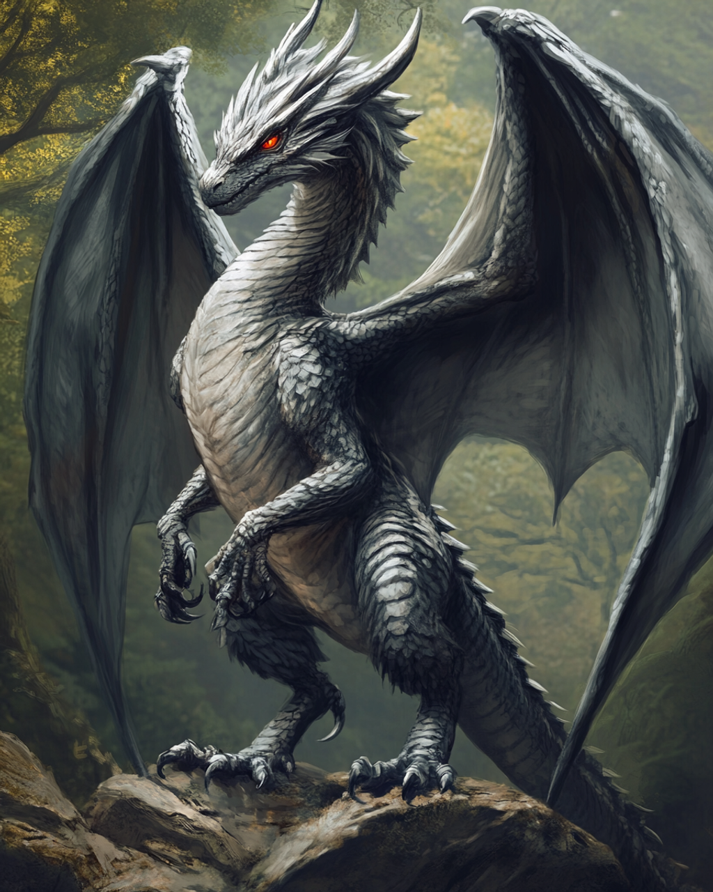 5D Diamond Painting - Drache