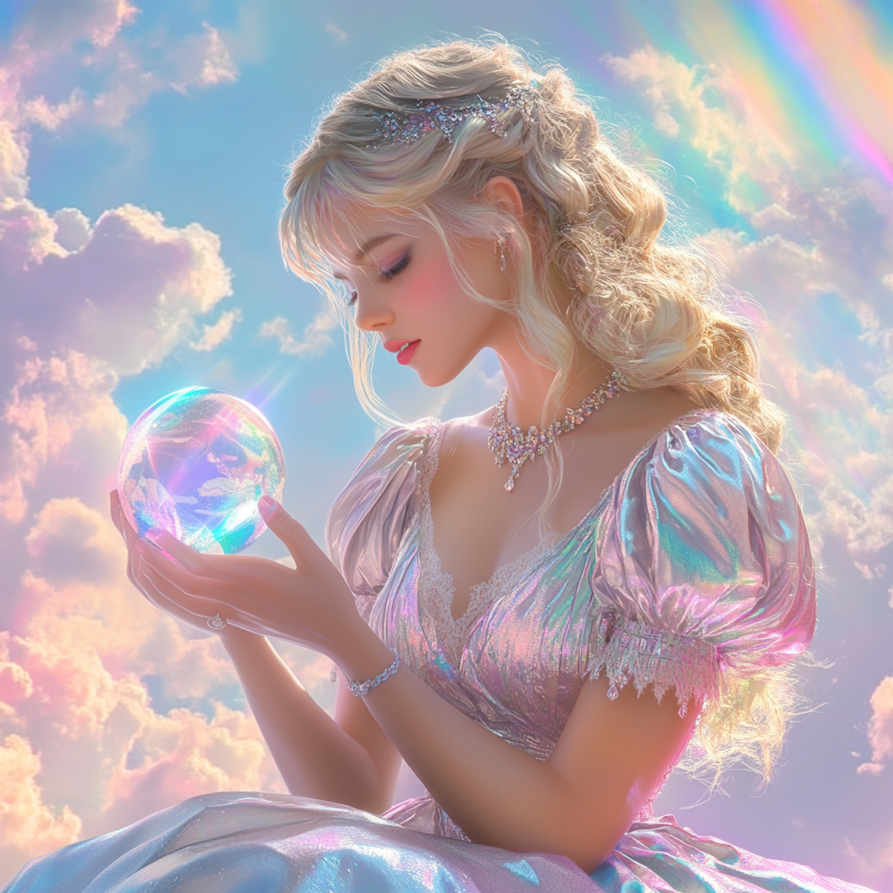 5D Diamond Painting - Schöne Frau