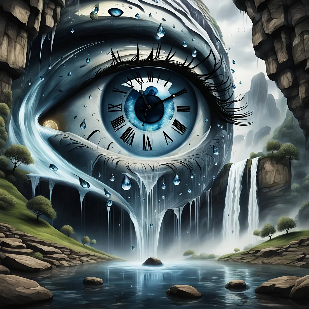 5D Diamond Painting - Abstraktes Auge