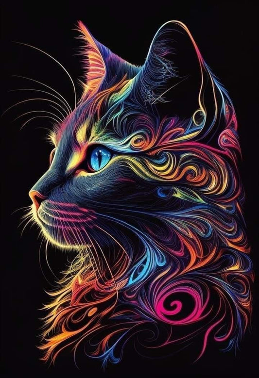 5D Diamond Painting -Katzen