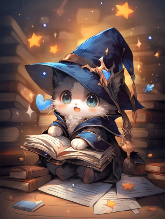 5D Diamond Painting  - Niedliche Katze