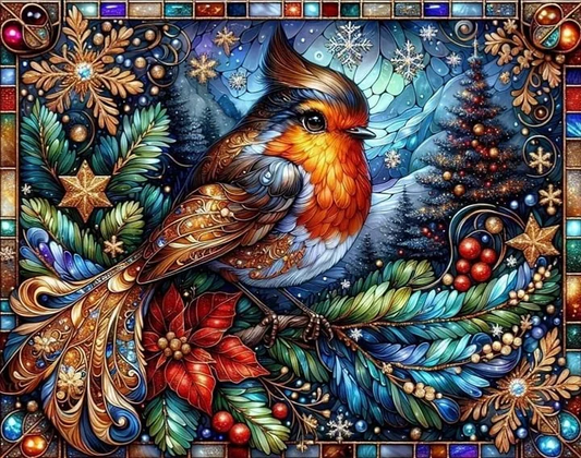5D Diamond Painting  - Vogel