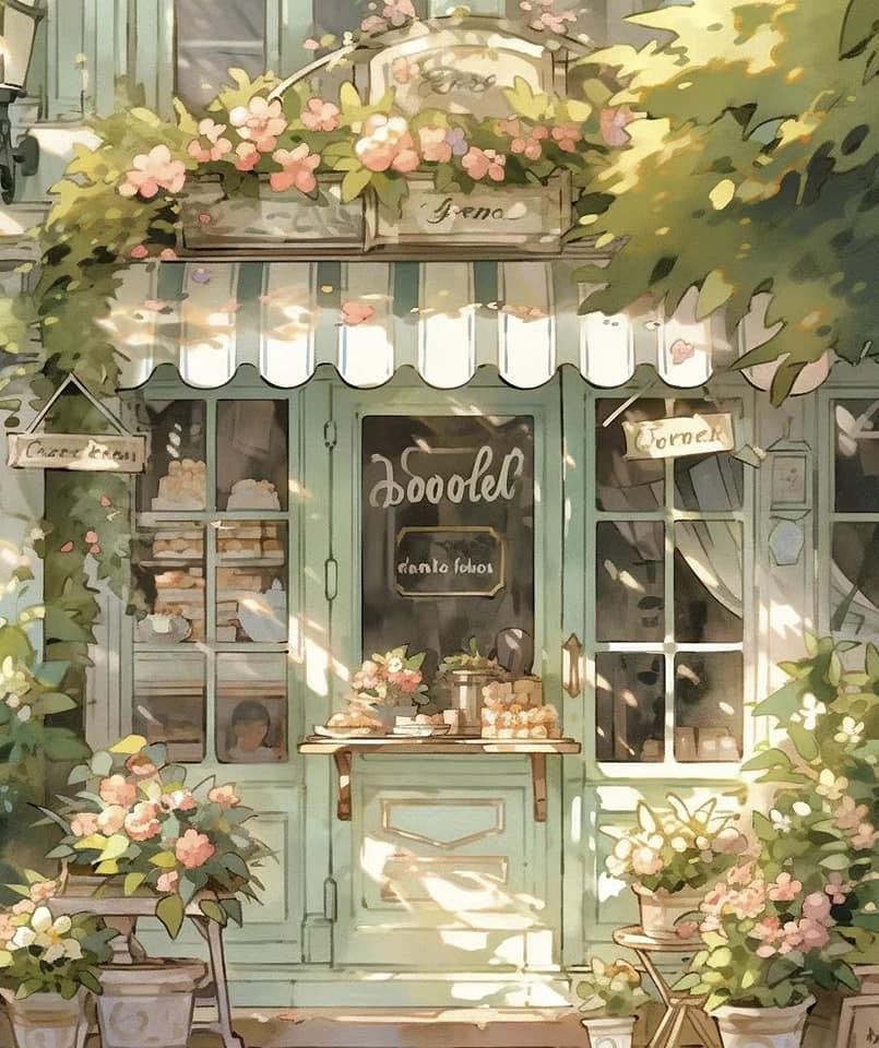 Malen nach Zahlen - Coffee Shop